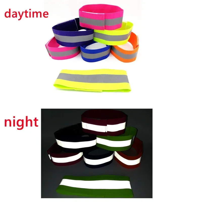 Helkurribad Ohutus Vilkuv käepael Pimedas helendav randmepael öiseks sörkimiseks Kõndimiseks Jalgrattasõiduks Jalgrattasõiduks Jooksmiseks