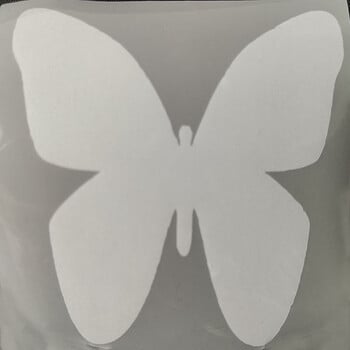 Αυτοκόλλητο Snowflake Butterfly Heat Transfer Reflektive Film Vinyl for Iron on Clothing Bages Shoes