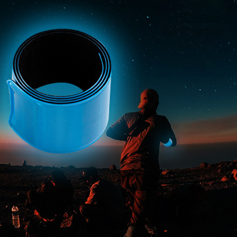 Világító fényvisszaverő csuklópántok kar boka láb pánt biztonsági pántok Éjszakai futás karszalagok Éjszakai futás gyaloglás figyelmeztető szalag