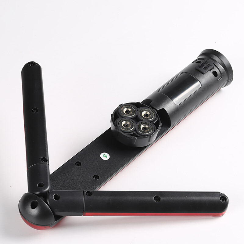 LED-avariituled teeäärsed valgustid kokkupandavad ohutusnoolepulga tuli Magnetalus hoiatussignaal SOS-lambid USB-taskulamp