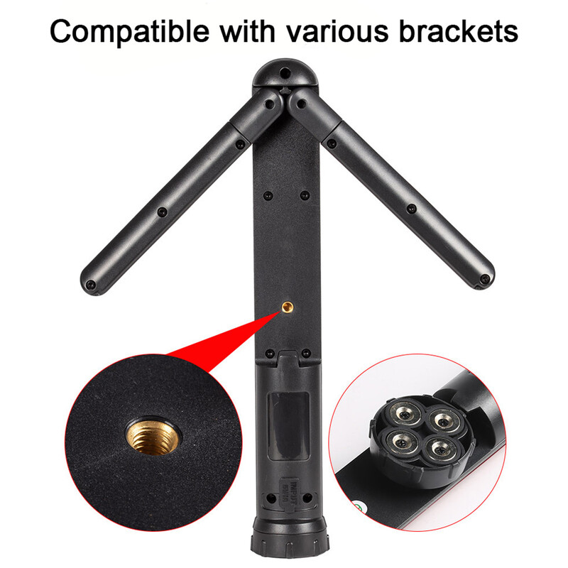 LED-avariituled teeäärsed valgustid kokkupandavad ohutusnoolepulga tuli Magnetalus hoiatussignaal SOS-lambid USB-taskulamp