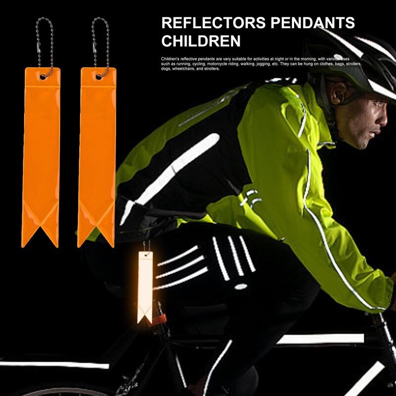 Breloc reflectorizant 10 buc pandantiv rucsac reflectorizant Reflector impermeabil pentru copii, foarte vizibil, echipament de siguranță pentru mersul pe timp de noapte
