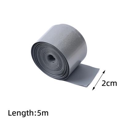 2-5cm Bandă reflectorizată cu transfer de căldură 5M Autocolant bandă reflectorizant pentru bricolaj îmbrăcăminte sac pantofi călcat pe articole de îmbrăcăminte de siguranță