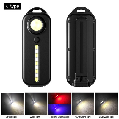 Výstražné svetlo pre bicykel, auto, motocykle, červené/béžové svetlo, nočné LED svietidlo, výstražné svetlo v noci, stroboskopické výstražné svetlo, policajná lampa