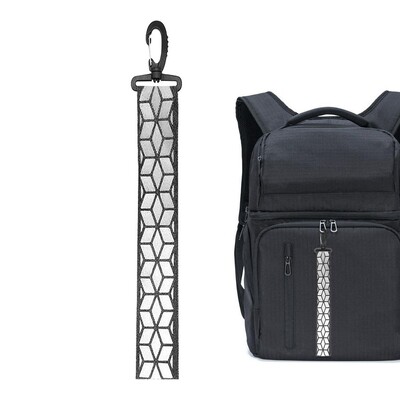 Bezpečnostný reflexný prívesok na oblečenie, bezpečnostný reflexný prívesok na kľúče, ľahký a prenosný vonkajší nástroj na beh a cyklistiku