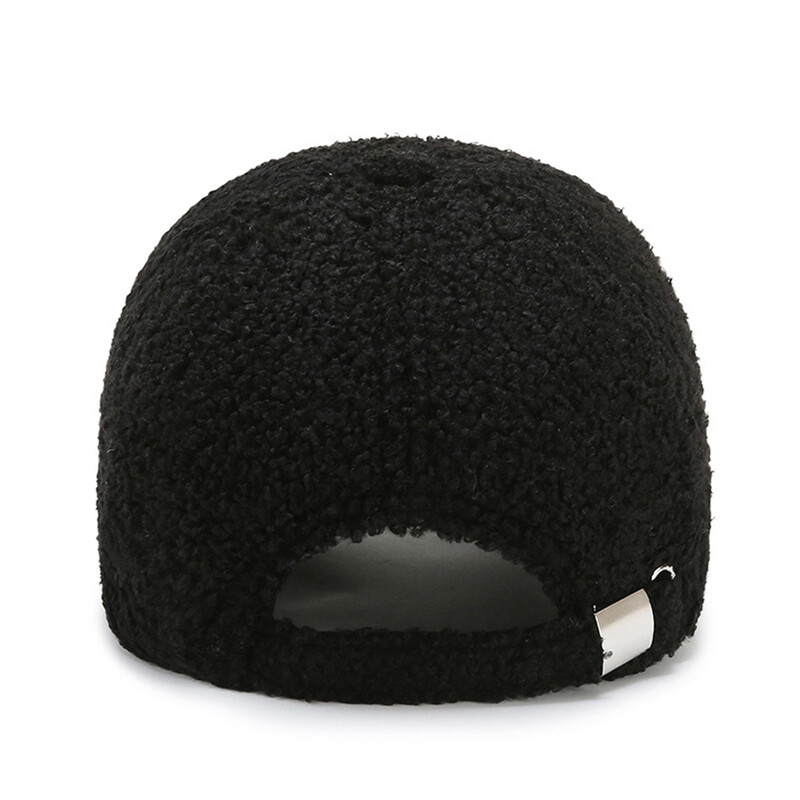 FS Trendy Warm Lambswool Iarna Șepci de baseball pentru bărbați gri roz Snapback Hip Hop femei pălării din lână Șapcă rezistentă la vânt Casquette