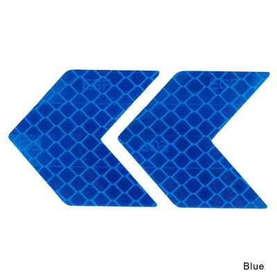 4PCS Reflektirajuća naljepnica za automobil Svjetleće naljepnice upozorenja Strelice Uzorak Motocikl Auto repna šipka Naljepnica za branik Oznaka za sigurnost u prometu