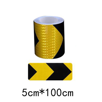 5x100CM Βέλος Ανακλαστική Ταινία Διακοσμητικά Αυτοκινήτων Αυτοκόλλητα Αυτοκινήτου Προειδοποίηση Ασφάλεια Προσοχή Προστατευτική Κόλλα για Αυτοκόλλητα Αυτοκινήτων Φορτηγών