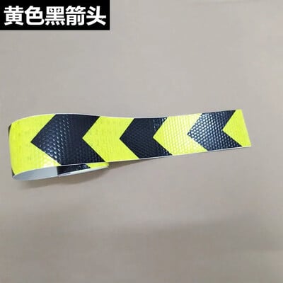 5x100CM Βέλος Ανακλαστική Ταινία Διακοσμητικά Αυτοκινήτων Αυτοκόλλητα Αυτοκινήτου Προειδοποίηση Ασφάλεια Προσοχή Προστατευτική Κόλλα για Αυτοκόλλητα Αυτοκινήτων Φορτηγών