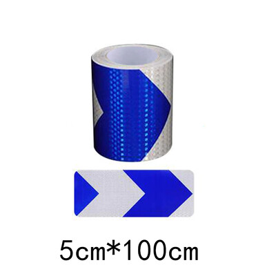 5x100CM Βέλος Ανακλαστική Ταινία Διακοσμητικά Αυτοκινήτων Αυτοκόλλητα Αυτοκινήτου Προειδοποίηση Ασφάλεια Προσοχή Προστατευτική Κόλλα για Αυτοκόλλητα Αυτοκινήτων Φορτηγών