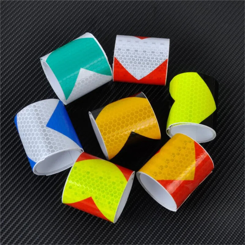 5x100CM Βέλος Ανακλαστική Ταινία Διακοσμητικά Αυτοκινήτων Αυτοκόλλητα Αυτοκινήτου Προειδοποίηση Ασφάλεια Προσοχή Προστατευτική Κόλλα για Αυτοκόλλητα Αυτοκινήτων Φορτηγών