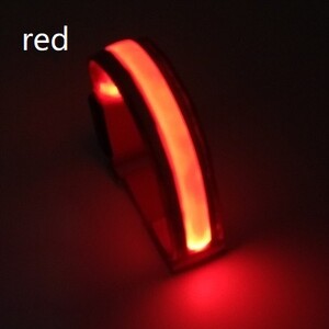 Curea universală pentru încălzire pentru brațe, cu LED-uri pentru bicicletă, cu LED-uri de siguranță, pentru sport, curea reflectorizante pentru curea, cu închidere prin închidere, bandă pentru braț