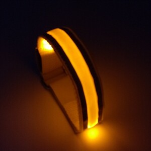 Curea universală pentru încălzire pentru brațe, cu LED-uri pentru bicicletă, cu LED-uri de siguranță, pentru sport, curea reflectorizante pentru curea, cu închidere prin închidere, bandă pentru braț