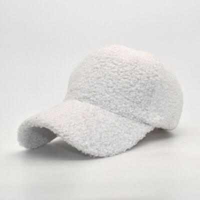 Kasmír baseballsapka Új téli szélálló báránygyapjú sapkák meleg sapkák női férfi plüss egyszerű sapka alkalmi kényelmes kültéri sapkák