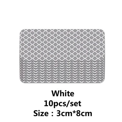 10 komada 3*8cm Reflektirajuće naljepnice za branik automobila Reflektirajuća traka upozorenja Samoljepljiva traka Sigurne reflektorske naljepnice Naljepnice Sigurnosno upozorenje