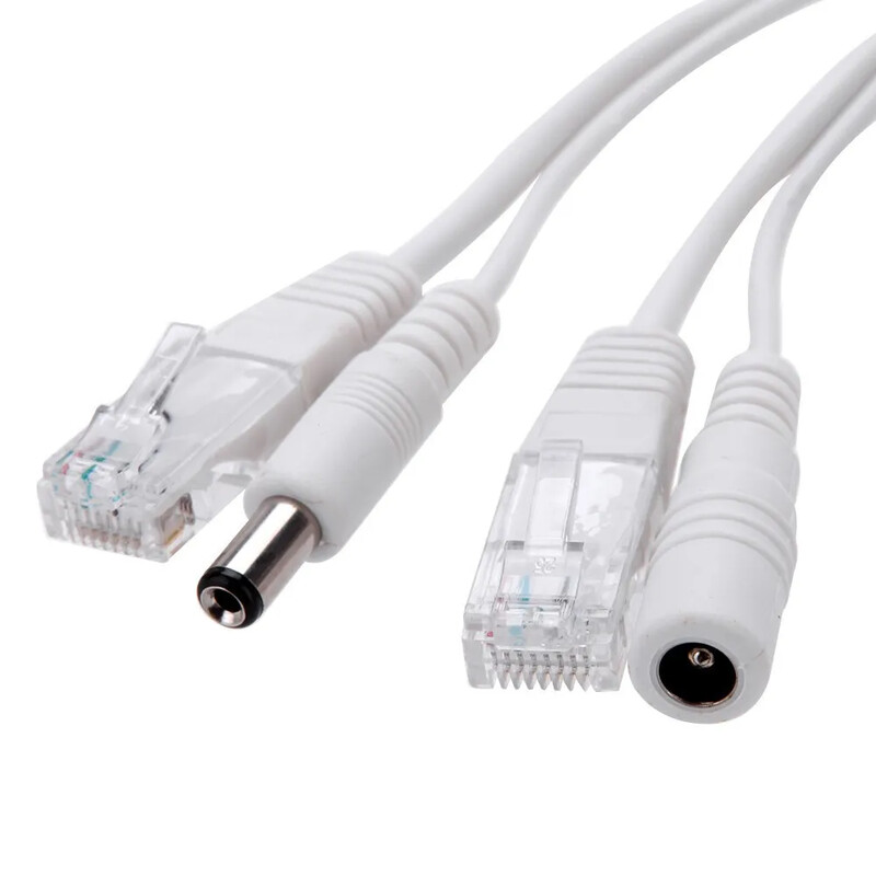 POE kaabel passiivne toite üle Etherneti adapteri kaabel POE splitter RJ45 pihusti toiteallika moodul 12-48v IP-kaamera jaoks