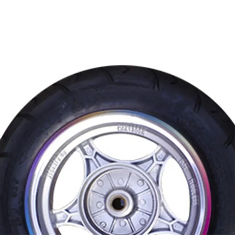 16 bucăți autocolant reflectorizant pentru motociclete din PVC 10/12/14/18 inci bandă laser pentru jante pentru roți pentru motociclete dungi Autocolante pentru mașină