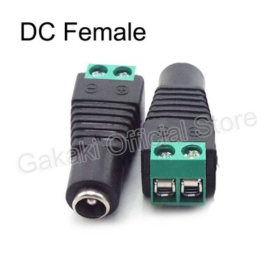 2/5/10 buc. 12 V DC BNC conector mascul femela coaxial CAT5 adaptor video Balun mufă pentru bandă LED Accesorii pentru camere CCTV