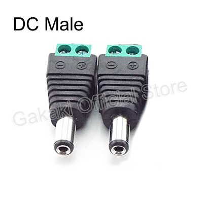 2/5/10 buc. 12 V DC BNC conector mascul femela coaxial CAT5 adaptor video Balun mufă pentru bandă LED Accesorii pentru camere CCTV