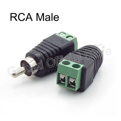 2/5/10 buc. 12 V DC BNC conector mascul femela coaxial CAT5 adaptor video Balun mufă pentru bandă LED Accesorii pentru camere CCTV