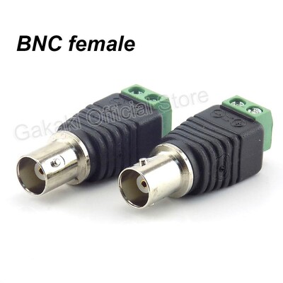 2/5/10 buc. 12 V DC BNC conector mascul femela coaxial CAT5 adaptor video Balun mufă pentru bandă LED Accesorii pentru camere CCTV