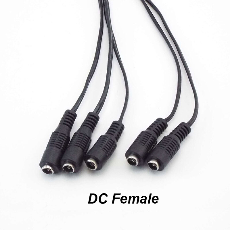 5 buc 2.1*5.5mm 12v DC Conectori Masculi Femei Plug Surse de alimentare Cablu prelungitor cablu cablu CCTV Cameră LED bandă de lumină