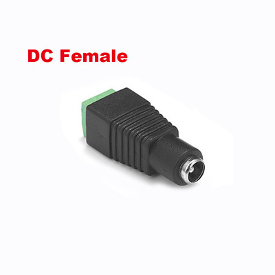 2/5/10 tk 12V DC BNC emane koaksiaalpistik Cat5-BNC emane pistik LED-ribatulede jaoks Video Balun CCTV kaamera tarvikud