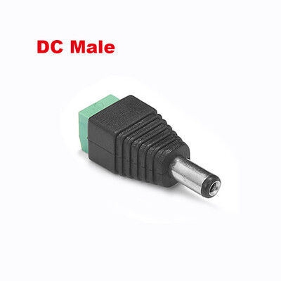 2/5/10 tk 12V DC BNC emane koaksiaalpistik Cat5-BNC emane pistik LED-ribatulede jaoks Video Balun CCTV kaamera tarvikud