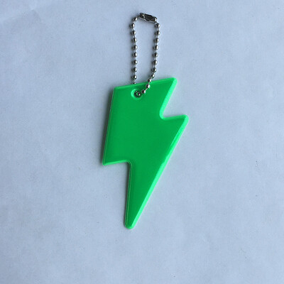 Трафик Рефлектор Безопасност Мигаща Светкавица Светлоотразителна висулка Болт Ключодържател Ключодържател За Спорт на открито през нощта Предупреждение за безопасност