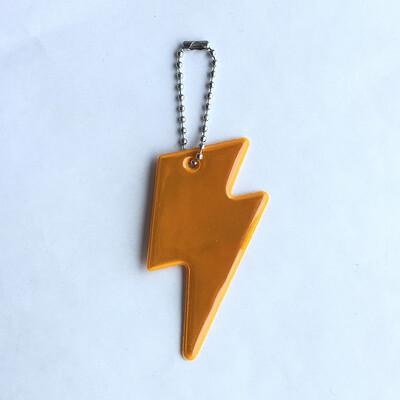 Трафик Рефлектор Безопасност Мигаща Светкавица Светлоотразителна висулка Болт Ключодържател Ключодържател За Спорт на открито през нощта Предупреждение за безопасност