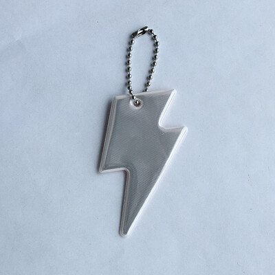 Трафик Рефлектор Безопасност Мигаща Светкавица Светлоотразителна висулка Болт Ключодържател Ключодържател За Спорт на открито през нощта Предупреждение за безопасност