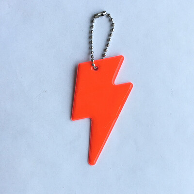 Трафик Рефлектор Безопасност Мигаща Светкавица Светлоотразителна висулка Болт Ключодържател Ключодържател За Спорт на открито през нощта Предупреждение за безопасност