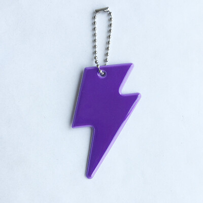 Трафик Рефлектор Безопасност Мигаща Светкавица Светлоотразителна висулка Болт Ключодържател Ключодържател За Спорт на открито през нощта Предупреждение за безопасност