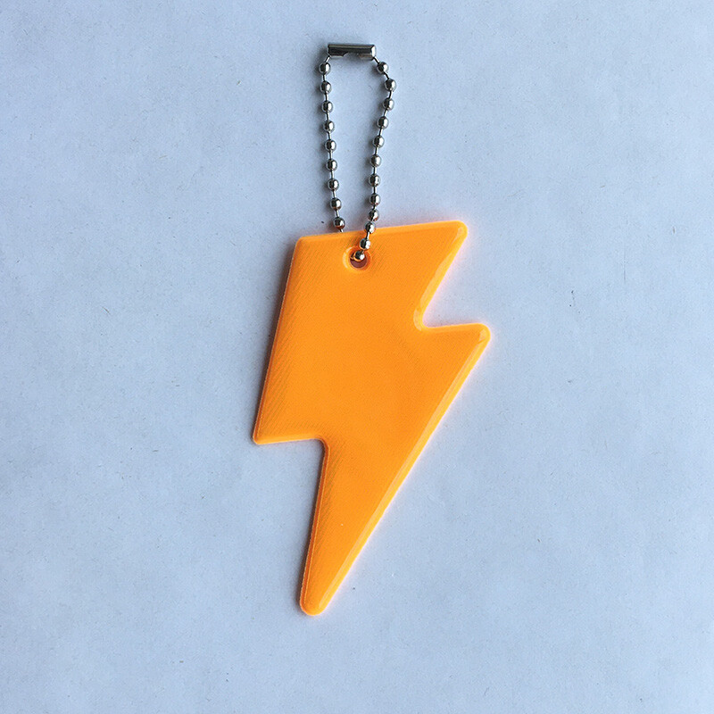 Трафик Рефлектор Безопасност Мигаща Светкавица Светлоотразителна висулка Болт Ключодържател Ключодържател За Спорт на открито през нощта Предупреждение за безопасност