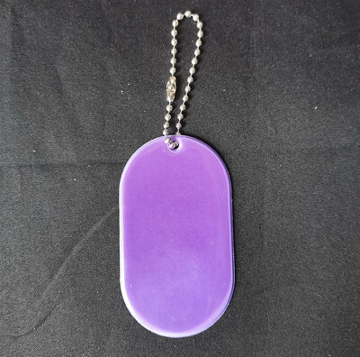 Liiklusohutus Peegeldav ripatsiga võtmehoidja võtmehoidja välispordiks öösel Ohutuse hoiatus