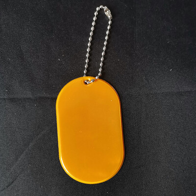 Liiklusohutus Peegeldav ripatsiga võtmehoidja võtmehoidja välispordiks öösel Ohutuse hoiatus