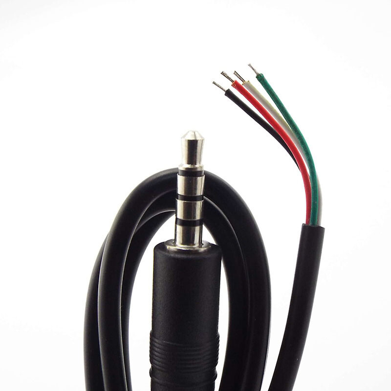 3,5 mm 3 kontaktiga 4 kontaktiga südamikuga isane aux pistik 0,3 M 1 M heli pikenduskaabel lisapea 3,5 mm stereo DIY helijuhe w2