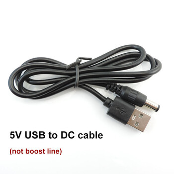 Адапторен кабел DC 5V към USB 9V 8.4V 12V 12.6V Модул Step UP Линеен преобразувател за усилване на мощността за PC лаптоп Рутер 5.5X2.1mm щепсел W1