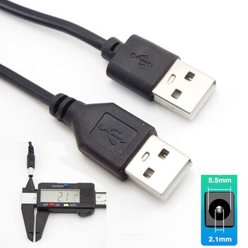 Адапторен кабел DC 5V към USB 9V 8.4V 12V 12.6V Модул Step UP Линеен преобразувател за усилване на мощността за PC лаптоп Рутер 5.5X2.1mm щепсел W1