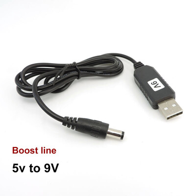 Adaptera kabelis DC 5V uz USB 9V 8.4V 12V 12.6V Step UP Moduļa jaudas palielināšanas līnijas pārveidotājs personālajam datoram klēpjdatora maršrutētājam 5.5X2.1mm spraudnis W1