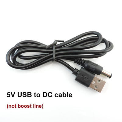 Adaptera kabelis DC 5V uz USB 9V 8.4V 12V 12.6V Step UP Moduļa jaudas palielināšanas līnijas pārveidotājs personālajam datoram klēpjdatora maršrutētājam 5.5X2.1mm spraudnis W1