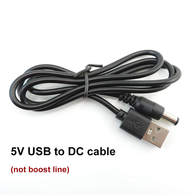 Adaptera kabelis DC 5V uz USB 9V 8.4V 12V 12.6V Step UP Moduļa jaudas palielināšanas līnijas pārveidotājs personālajam datoram klēpjdatora maršrutētājam 5.5X2.1mm spraudnis W1