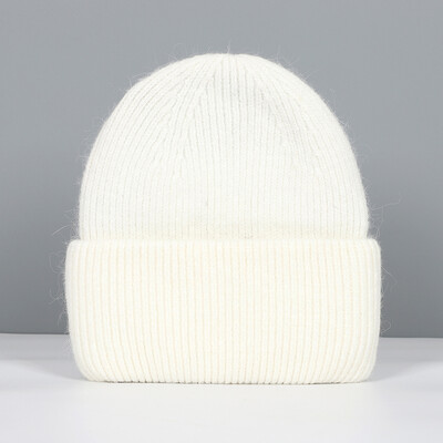 Moteriška žieminė kepurė Tikro triušio kailio žieminės kepuraitės moterims Madingos šiltos kepuraitės su snapeliu Moteriškos kietos suaugusiųjų galvos dangtelis