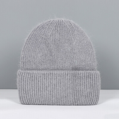 Moteriška žieminė kepurė Tikro triušio kailio žieminės kepuraitės moterims Madingos šiltos kepuraitės su snapeliu Moteriškos kietos suaugusiųjų galvos dangtelis