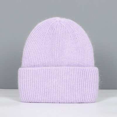 Moteriška žieminė kepurė Tikro triušio kailio žieminės kepuraitės moterims Madingos šiltos kepuraitės su snapeliu Moteriškos kietos suaugusiųjų galvos dangtelis