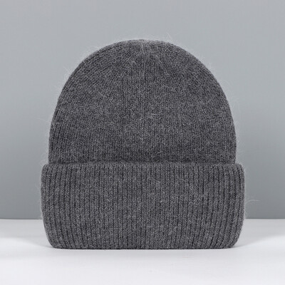 Moteriška žieminė kepurė Tikro triušio kailio žieminės kepuraitės moterims Madingos šiltos kepuraitės su snapeliu Moteriškos kietos suaugusiųjų galvos dangtelis