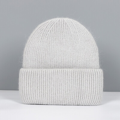 Moteriška žieminė kepurė Tikro triušio kailio žieminės kepuraitės moterims Madingos šiltos kepuraitės su snapeliu Moteriškos kietos suaugusiųjų galvos dangtelis