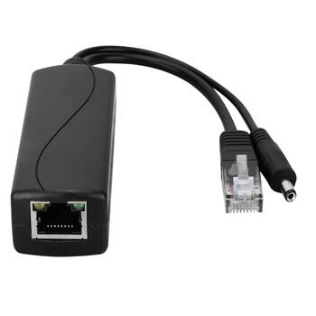 POE Ethernet Power Over Splitter 48V to 5V MicroUSB Type C DC5.5x2.1 DC3.5x1.35 R9UA