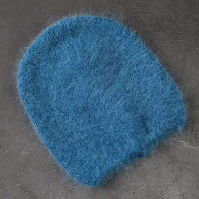 Modna zimska kapa od Angora krzna zeca za žene pletene kape Topla skijaška kapa za skijanje na otvorenom Veleprodaja hladno pletena kapa