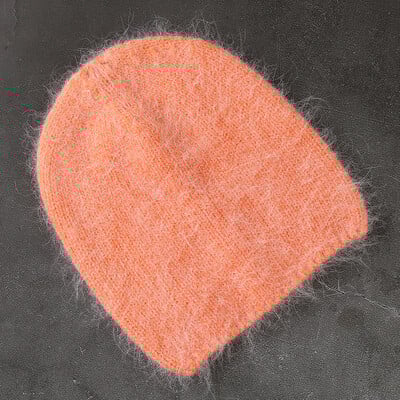 Modna zimska kapa od Angora krzna zeca za žene pletene kape Topla skijaška kapa za skijanje na otvorenom Veleprodaja hladno pletena kapa